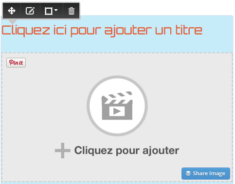 Ajouter un bloc vidéo | Mon site Primo